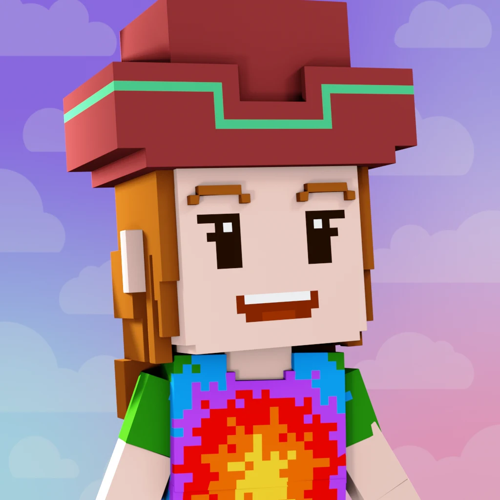 Pirate #7145 voxel render