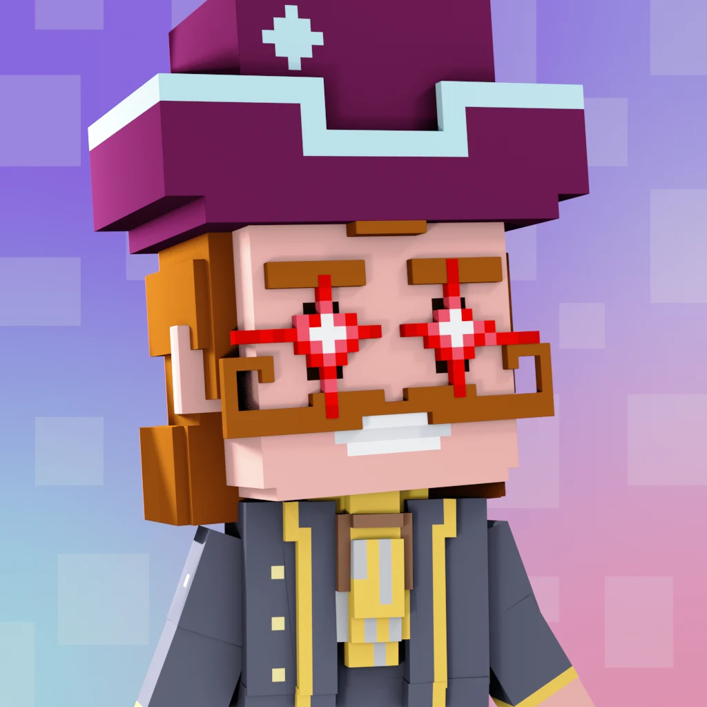 Pirate #7147 voxel render