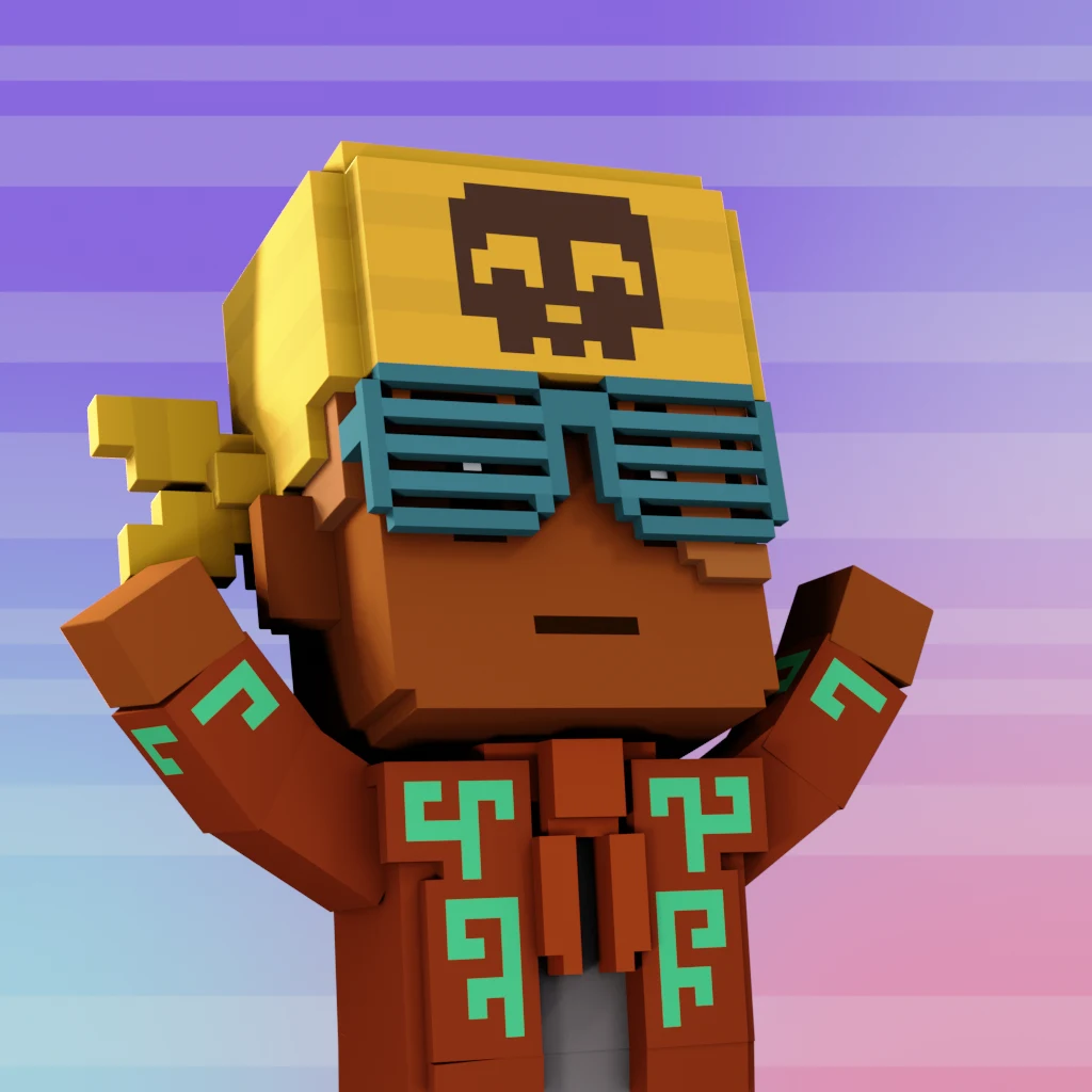 Pirate #7148 voxel render