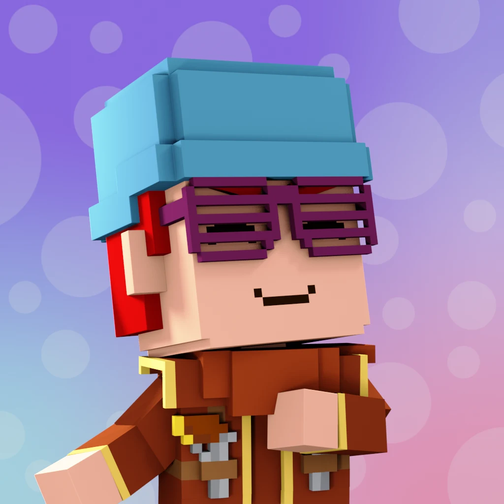 Pirate #715 voxel render