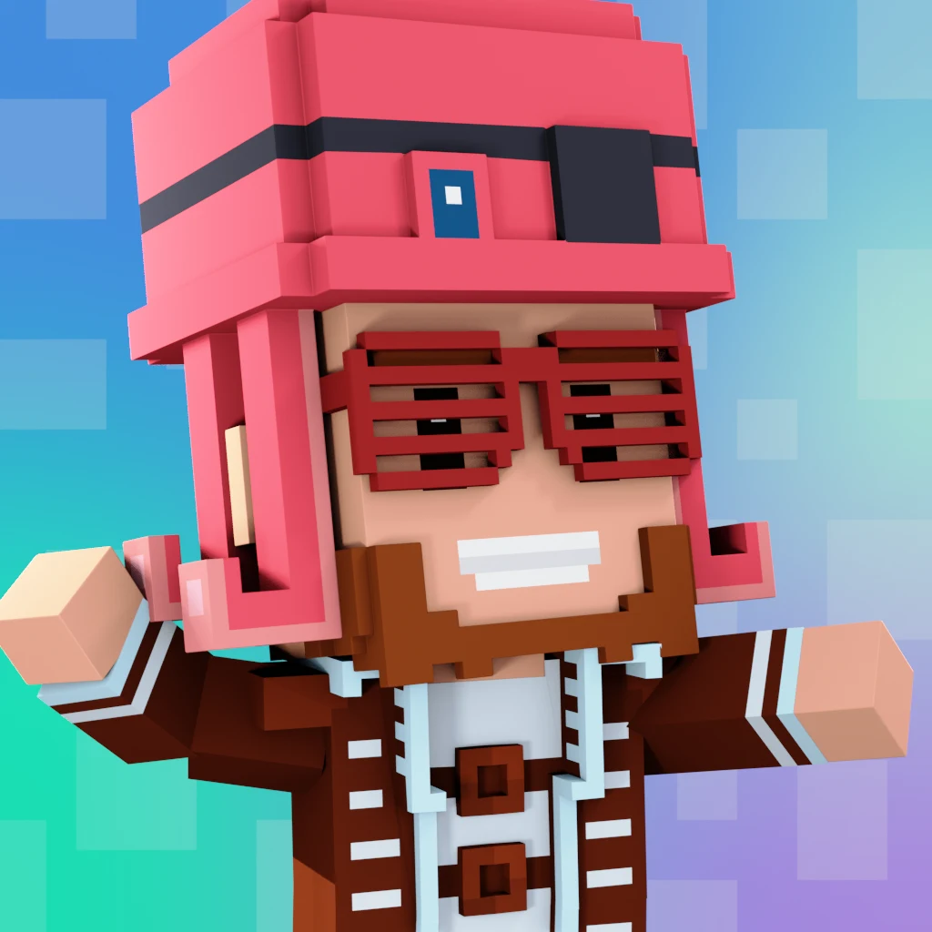 Pirate #7151 voxel render