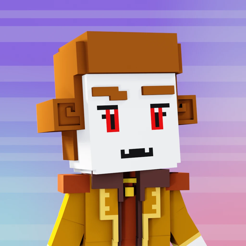 Pirate #7153 voxel render