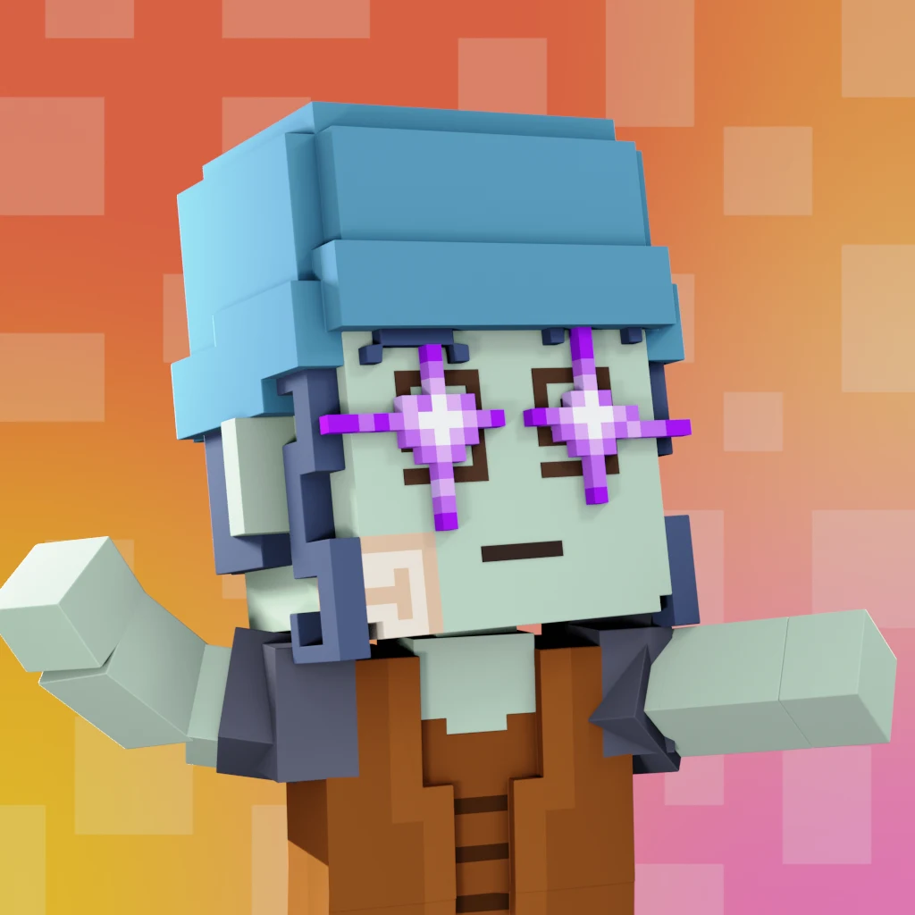 Pirate #7154 voxel render