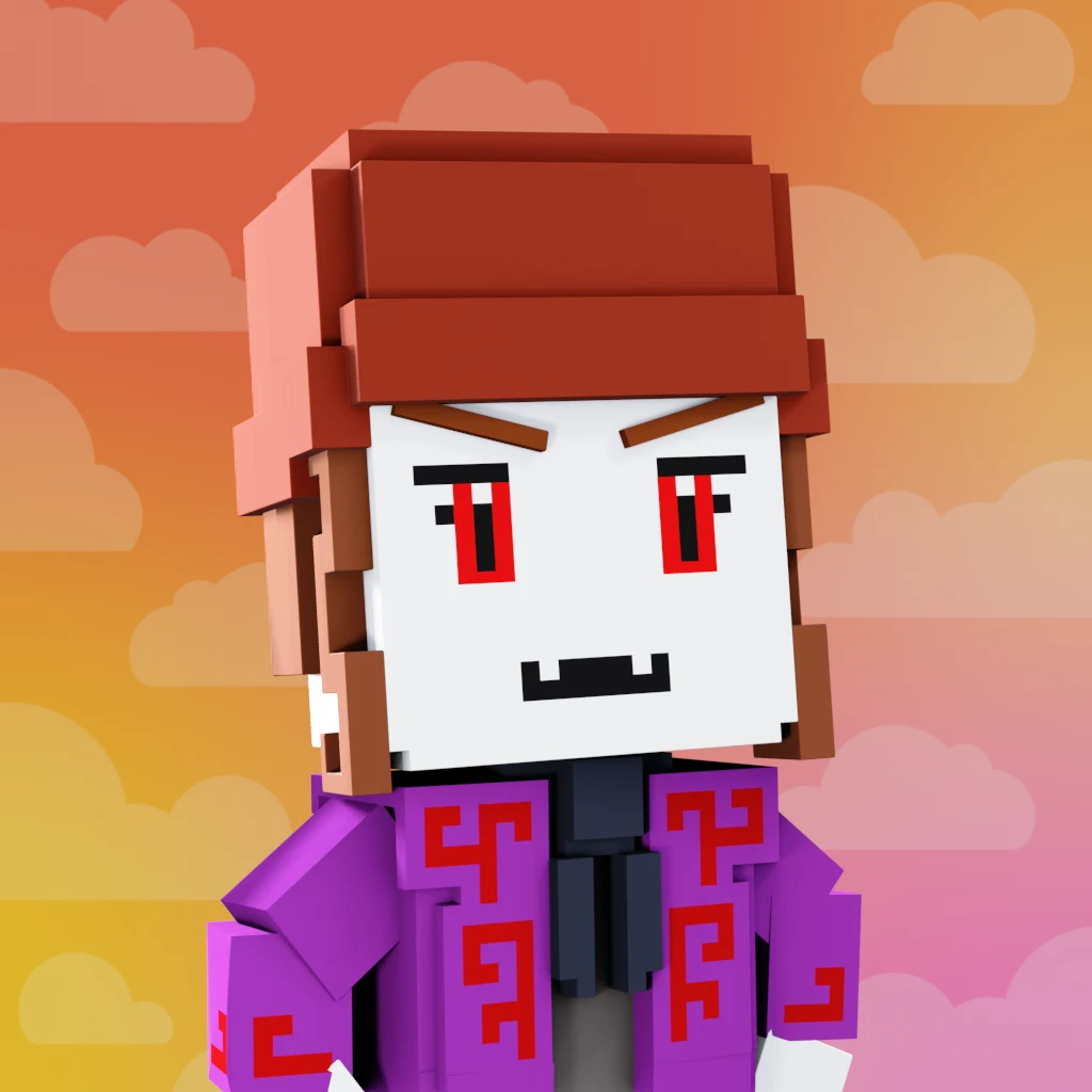 Pirate #7155 voxel render