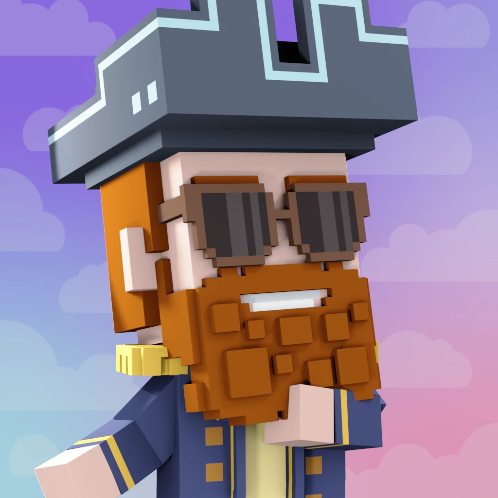 Pirate #7158 voxel render