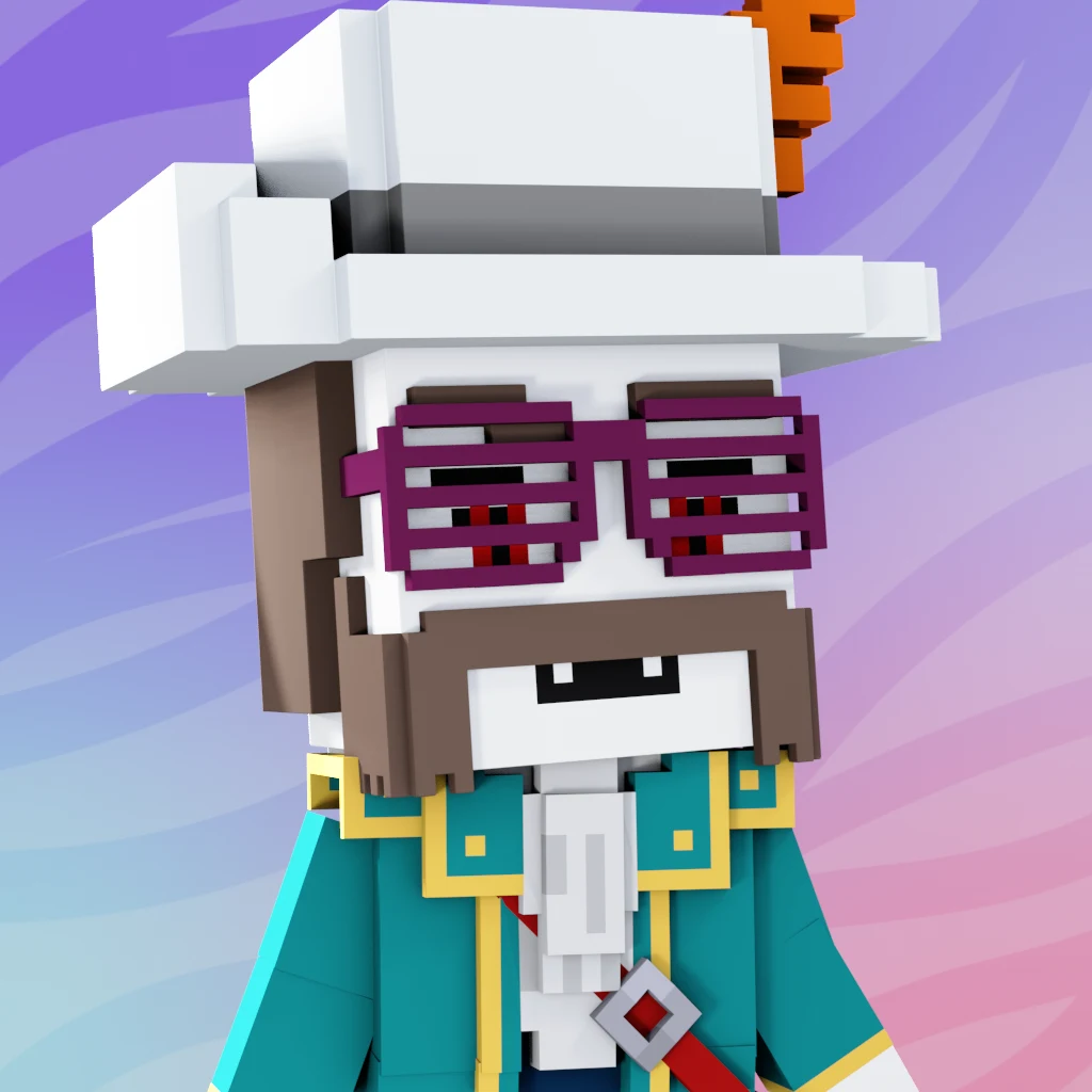 Pirate #7162 voxel render