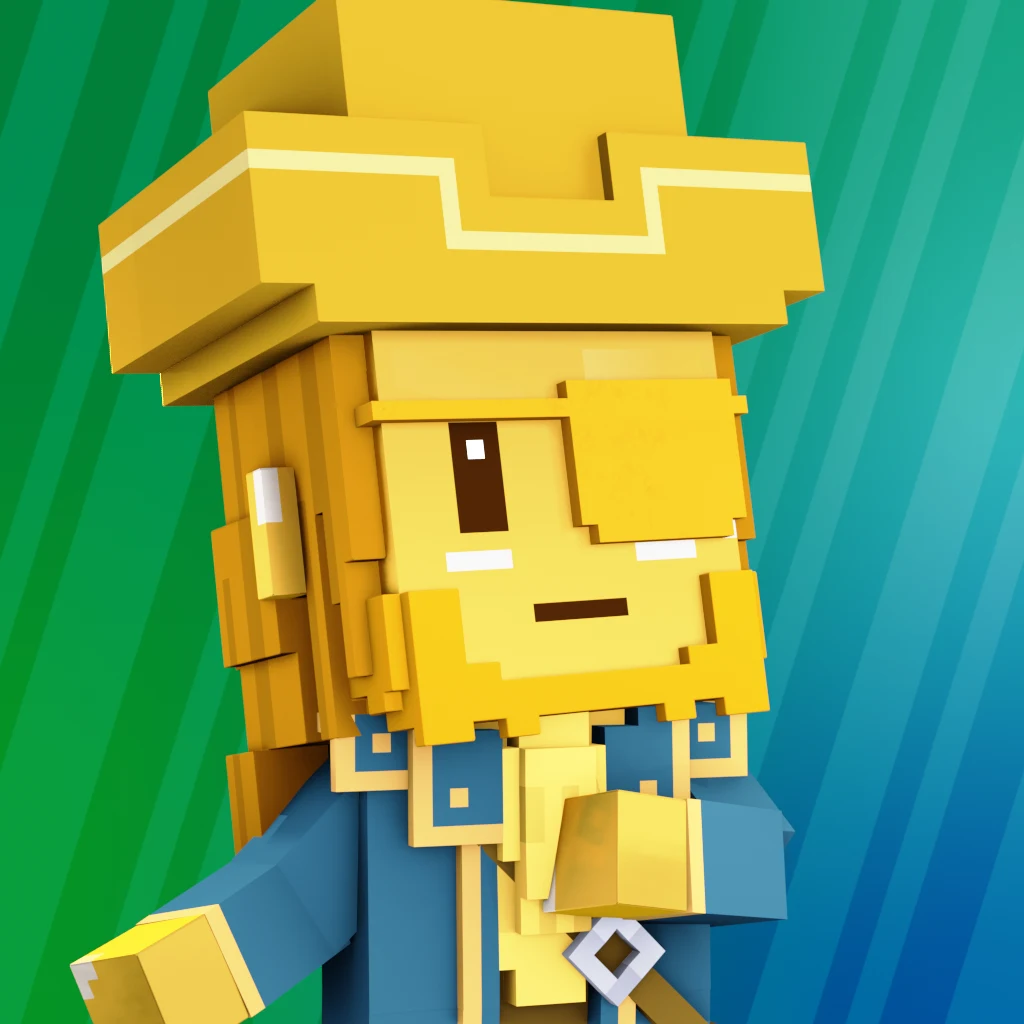 Pirate #7164 voxel render