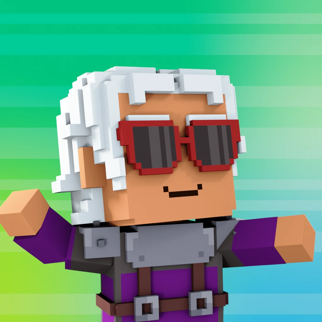 Pirate #7167 voxel render