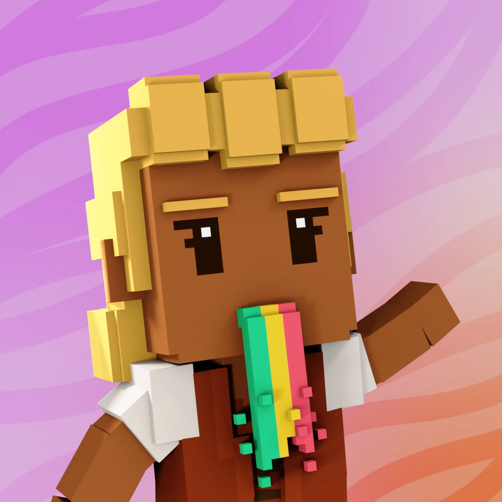 Pirate #7169 voxel render