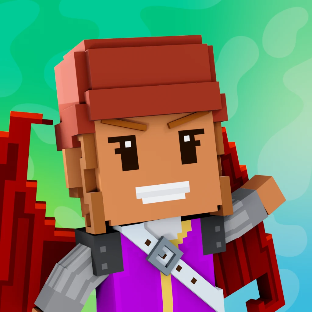Pirate #7170 voxel render