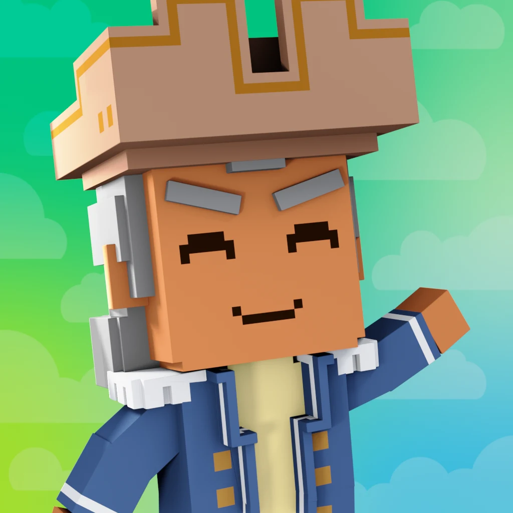Pirate #7171 voxel render