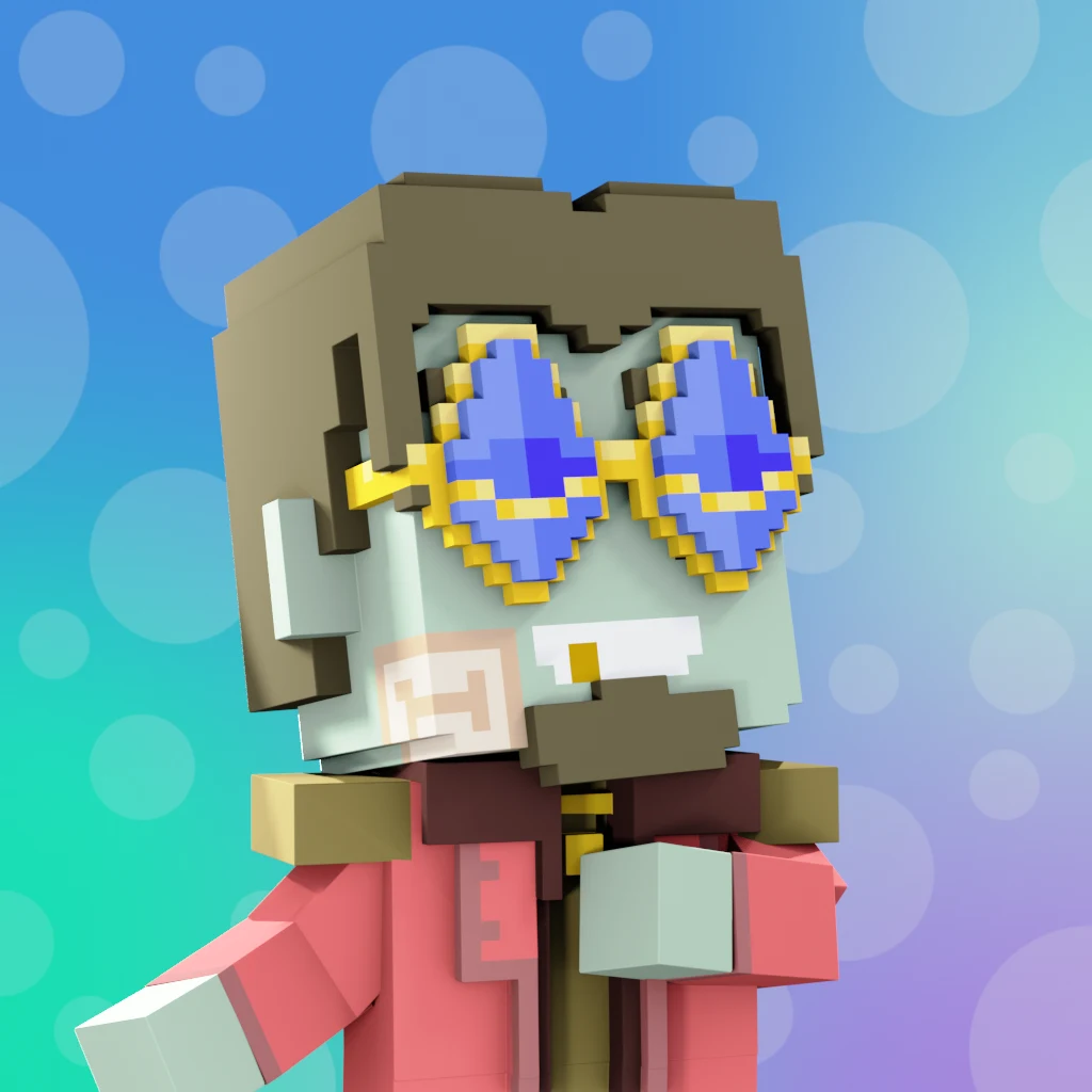 Pirate #7173 voxel render