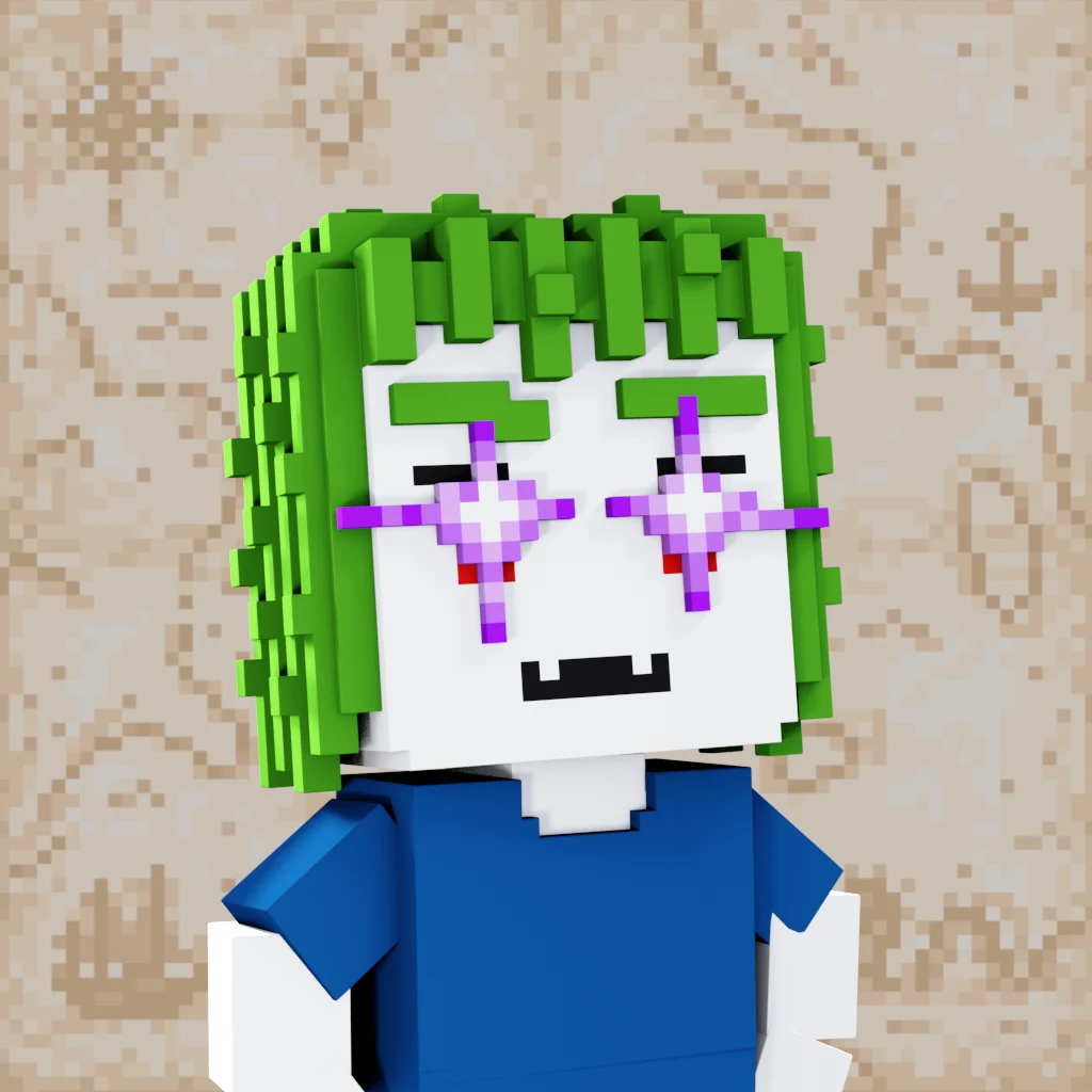 Pirate #7174 voxel render