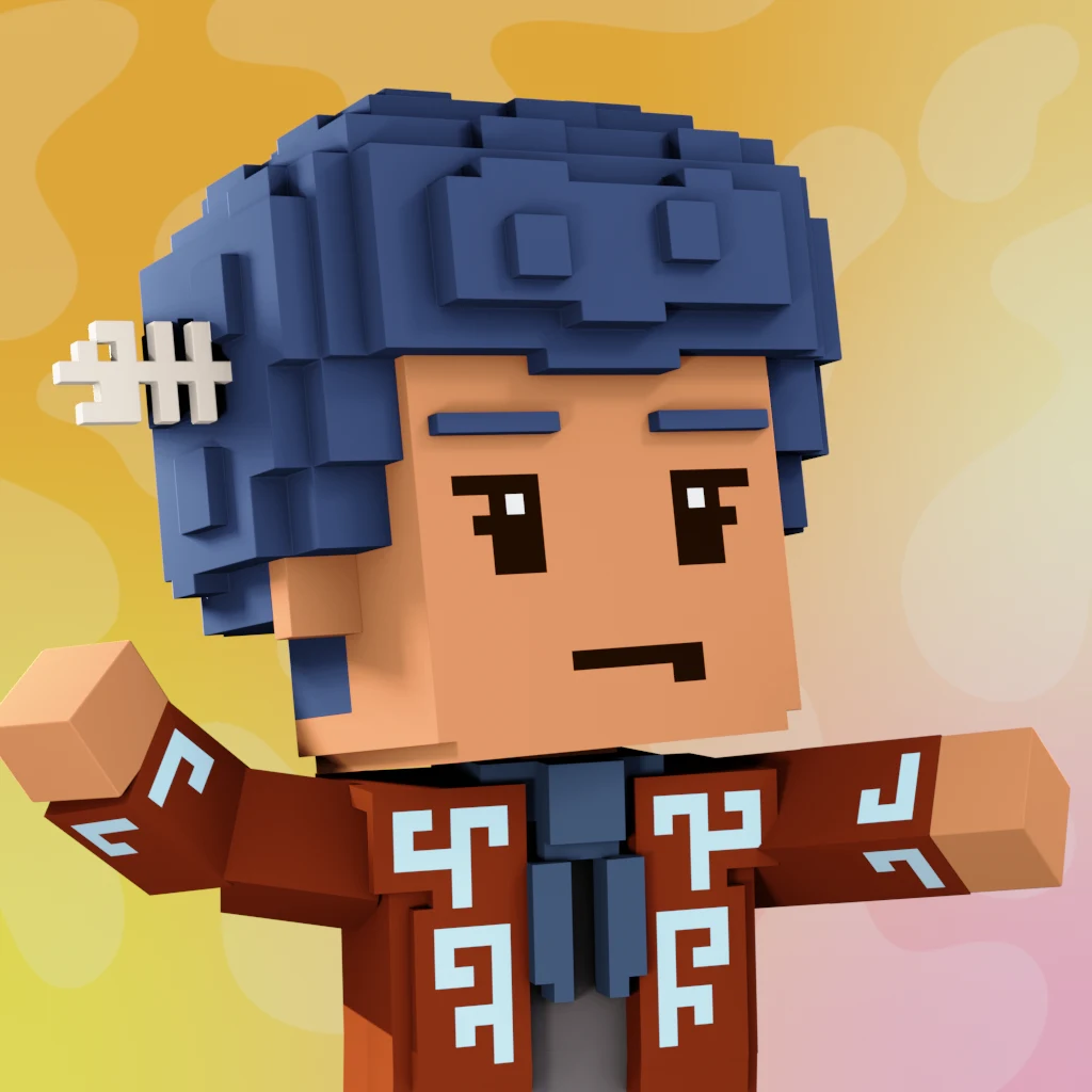 Pirate #7175 voxel render