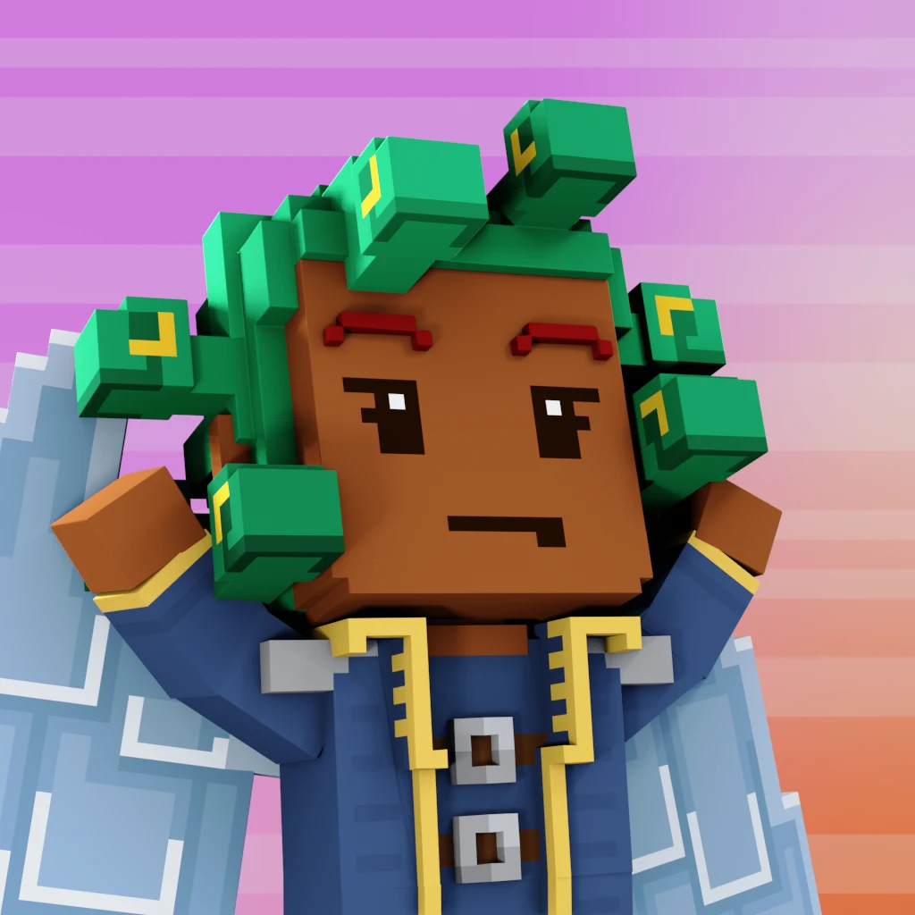 Pirate #7176 voxel render
