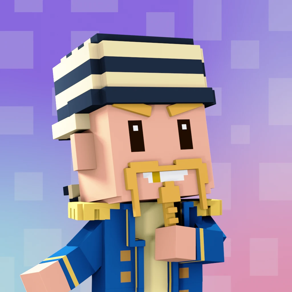 Pirate #718 voxel render