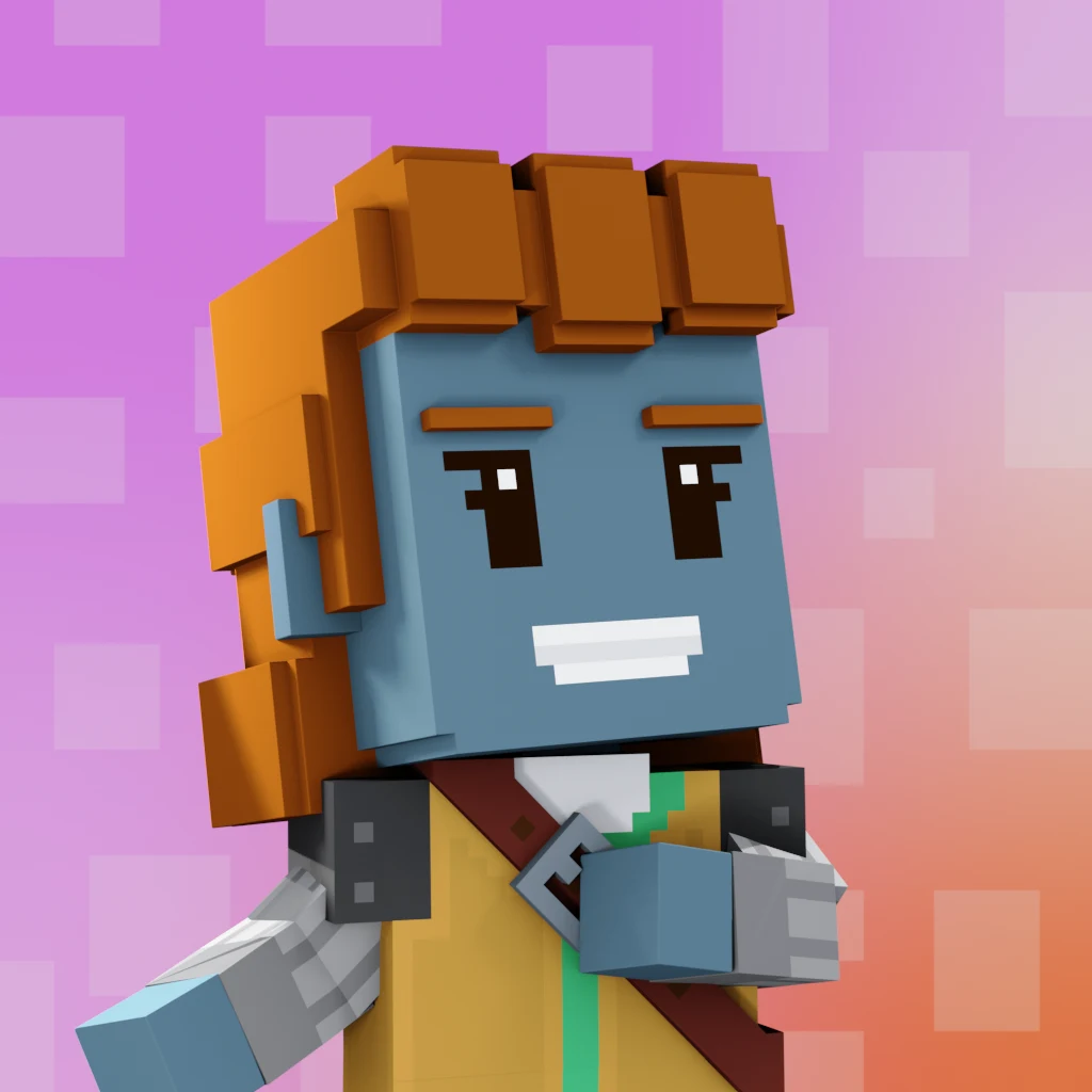 Pirate #7180 voxel render