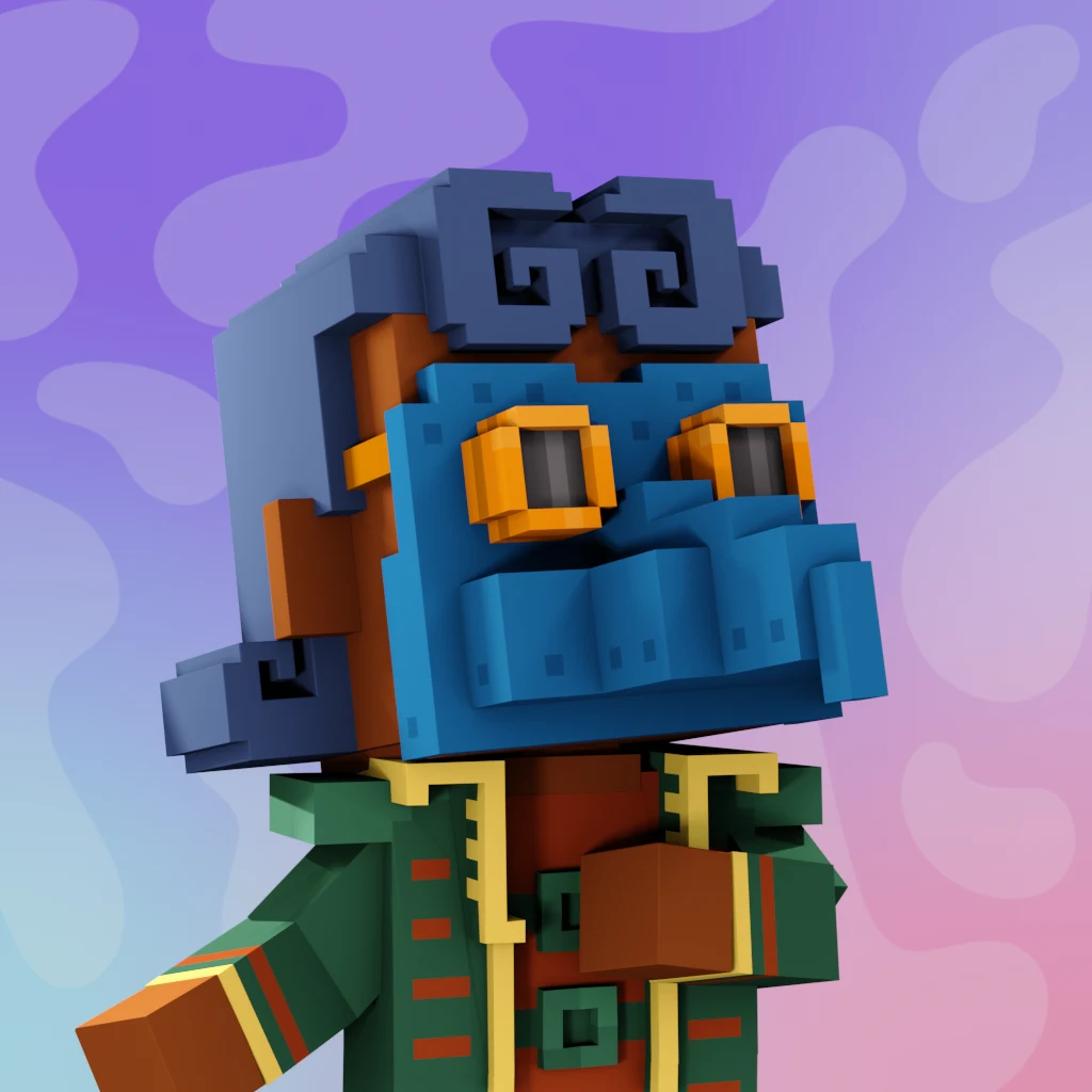 Pirate #7183 voxel render