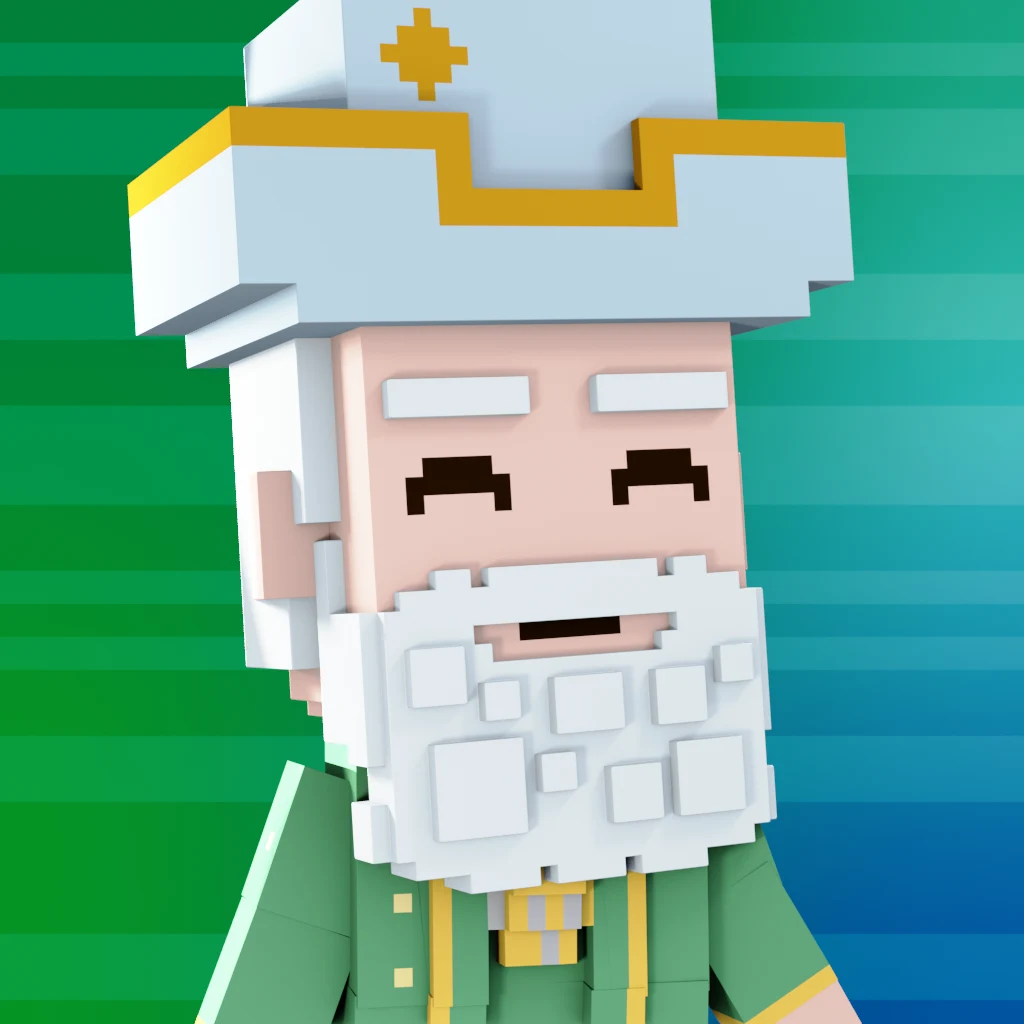 Pirate #7184 voxel render