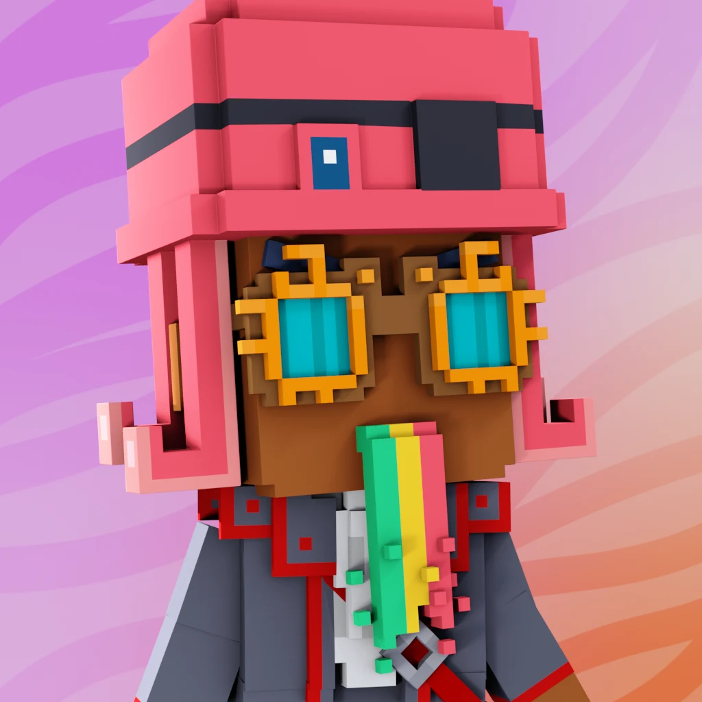 Pirate #7185 voxel render