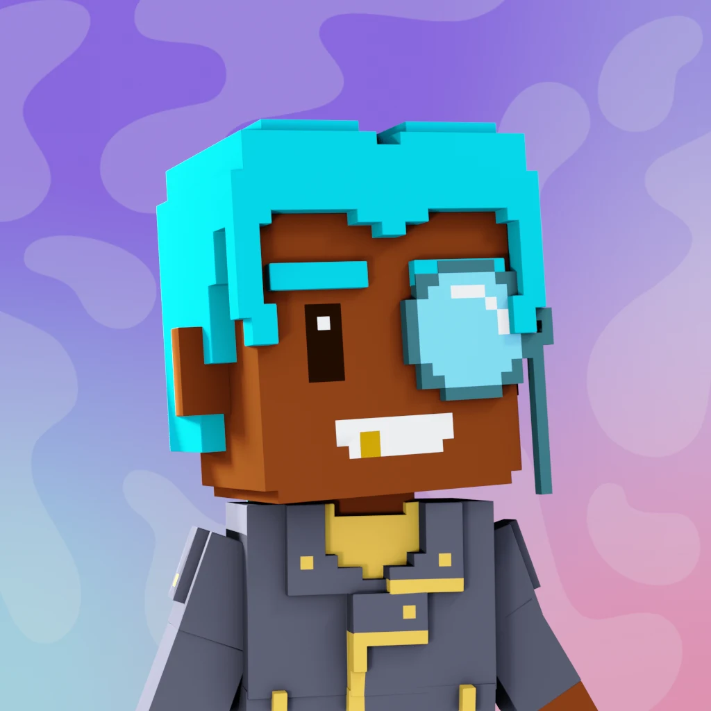 Pirate #7188 voxel render