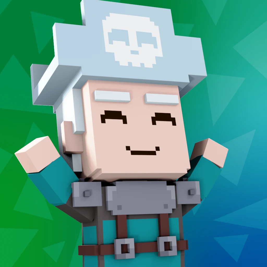 Pirate #7191 voxel render