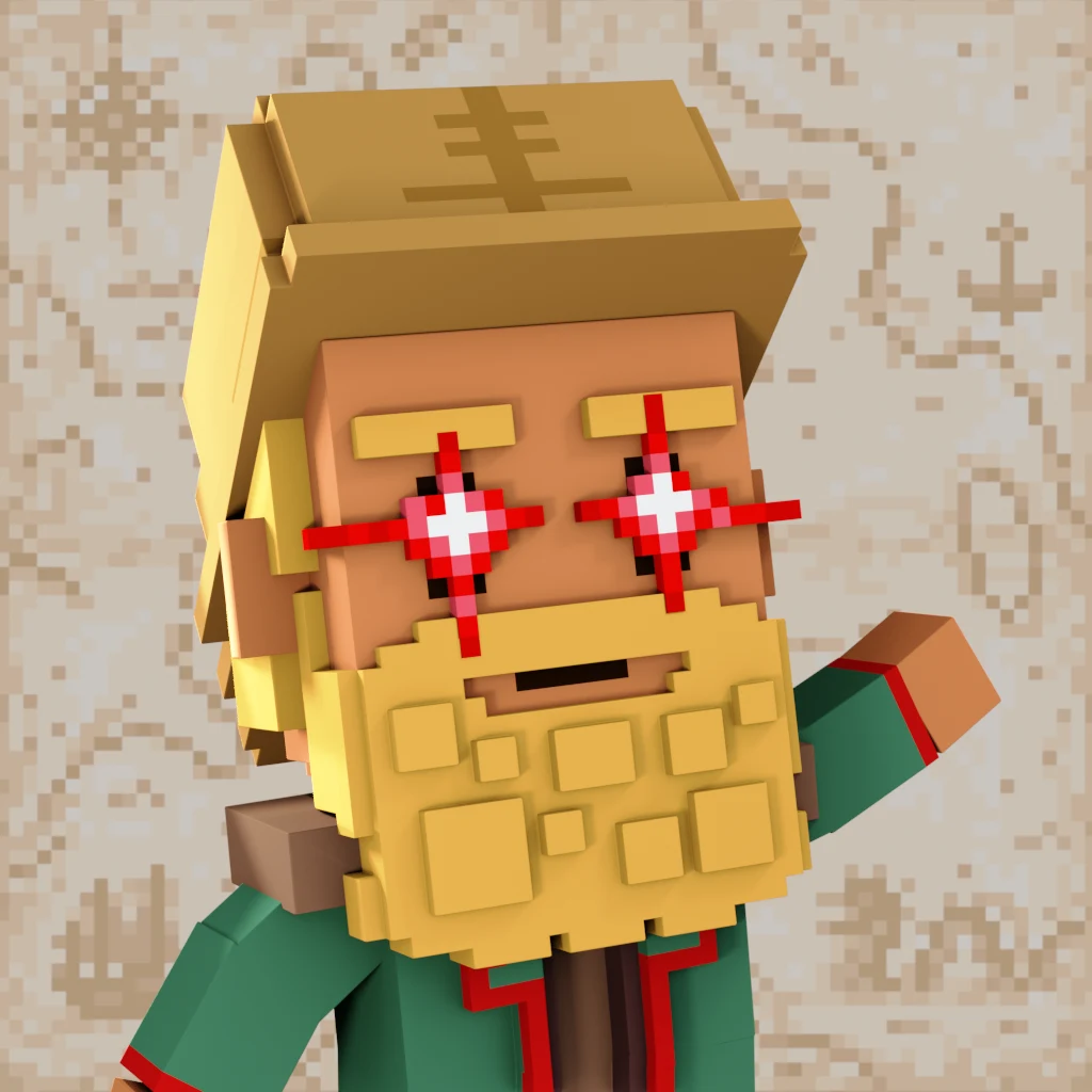 Pirate #7194 voxel render