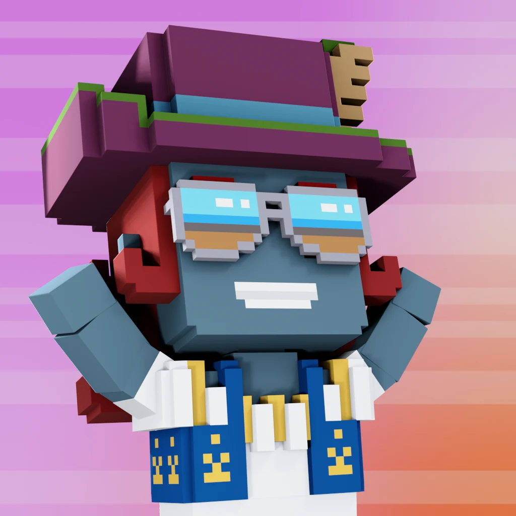 Pirate #7197 voxel render