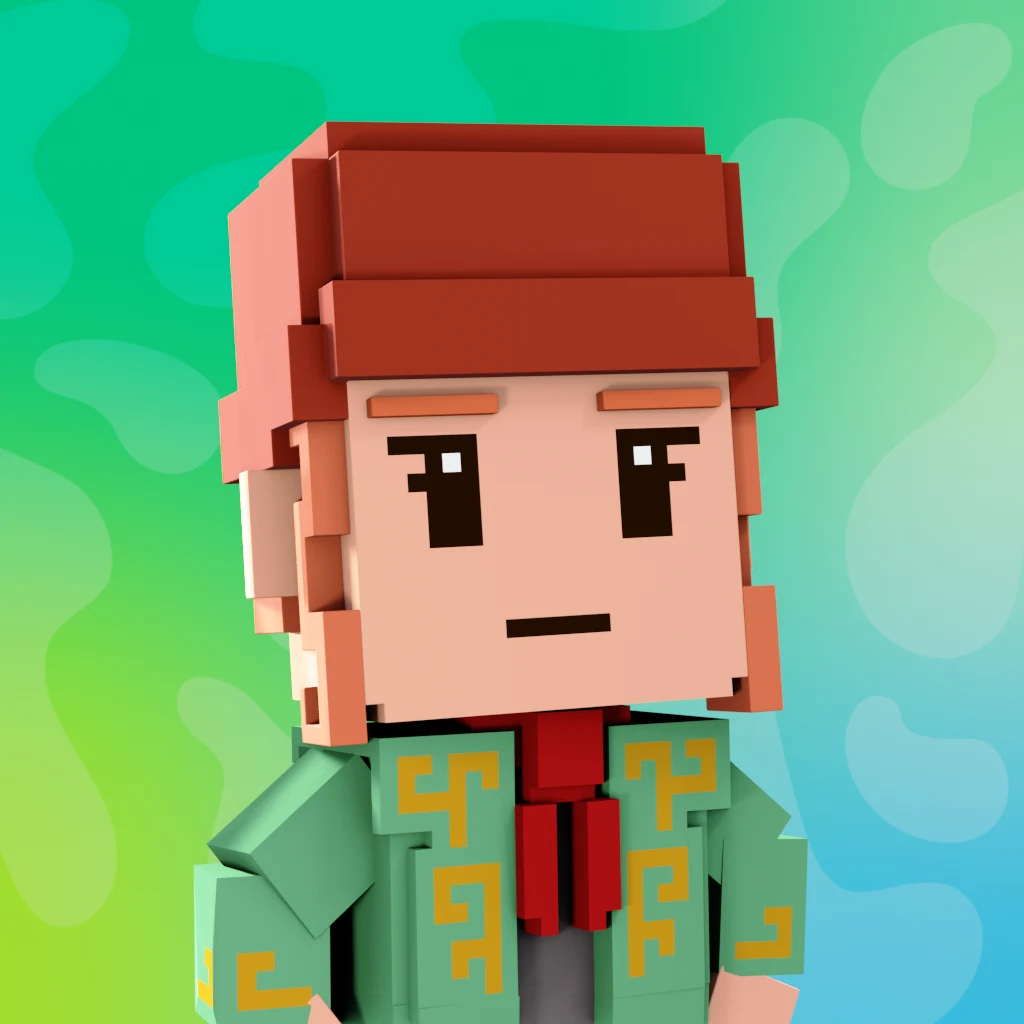 Pirate #7198 voxel render