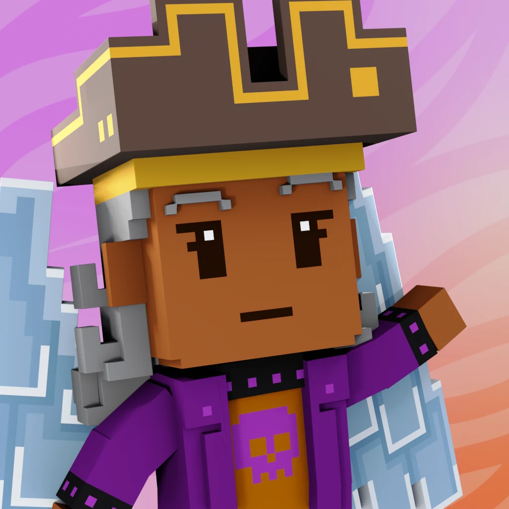 Pirate #7200 voxel render