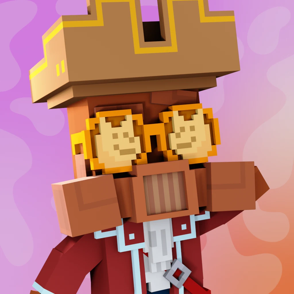 Pirate #7202 voxel render