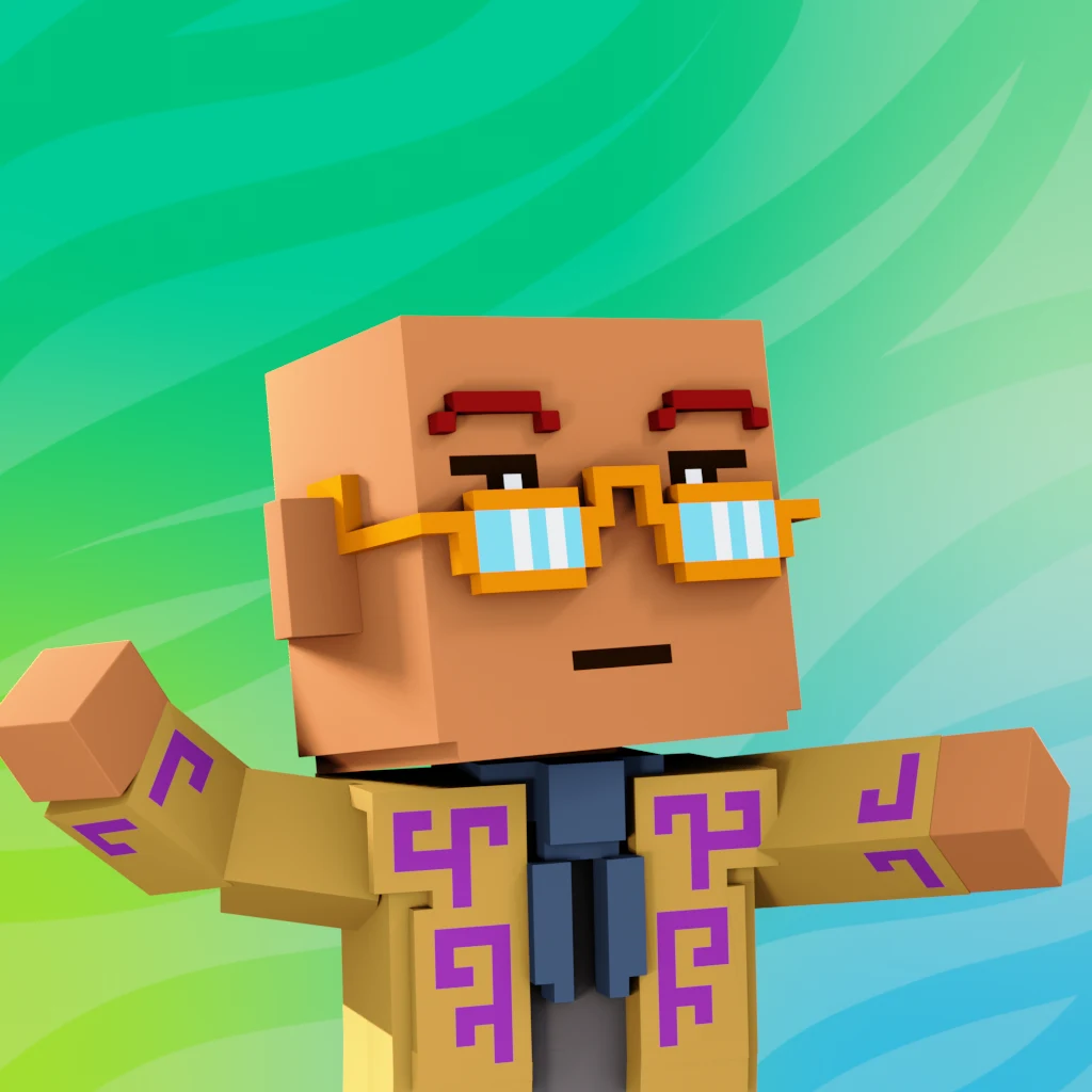 Pirate #7203 voxel render
