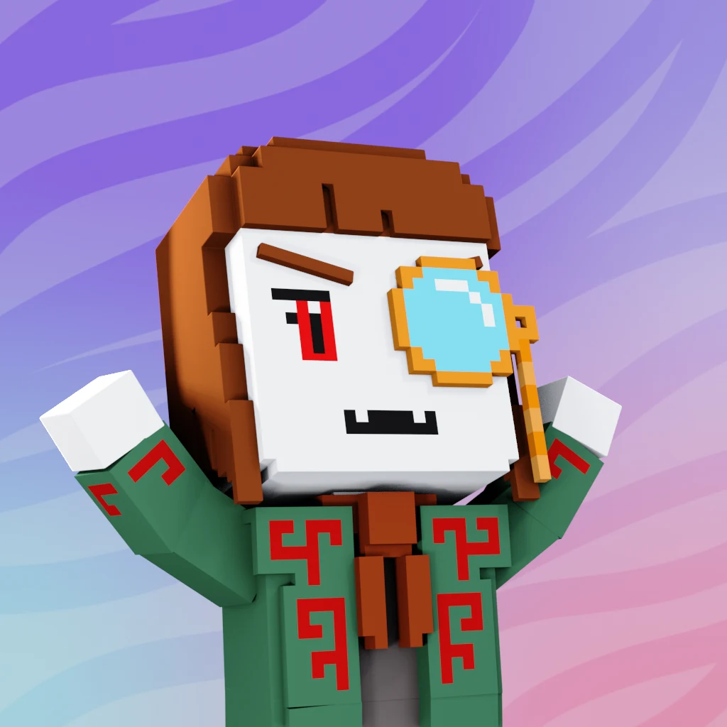 Pirate #7204 voxel render