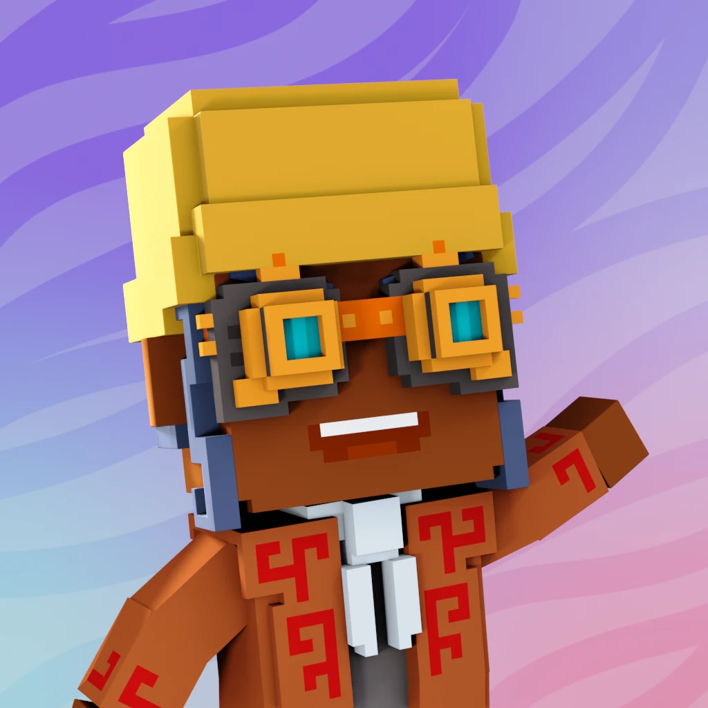 Pirate #7205 voxel render