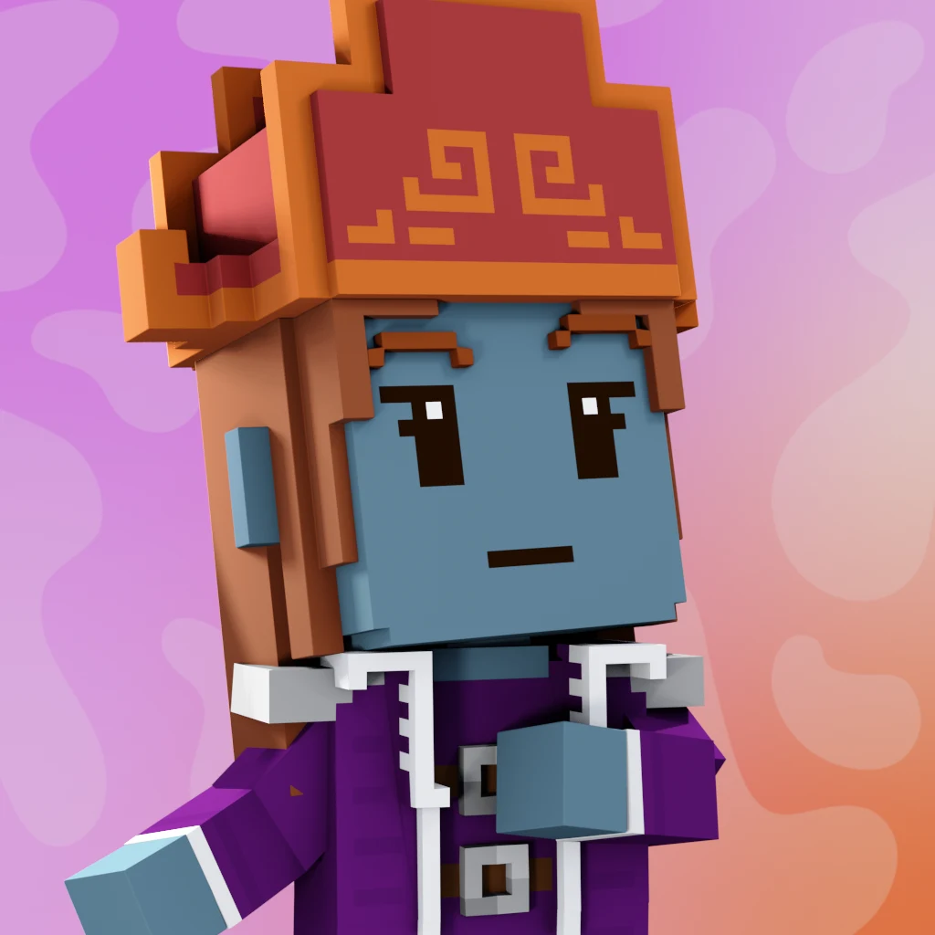 Pirate #7206 voxel render