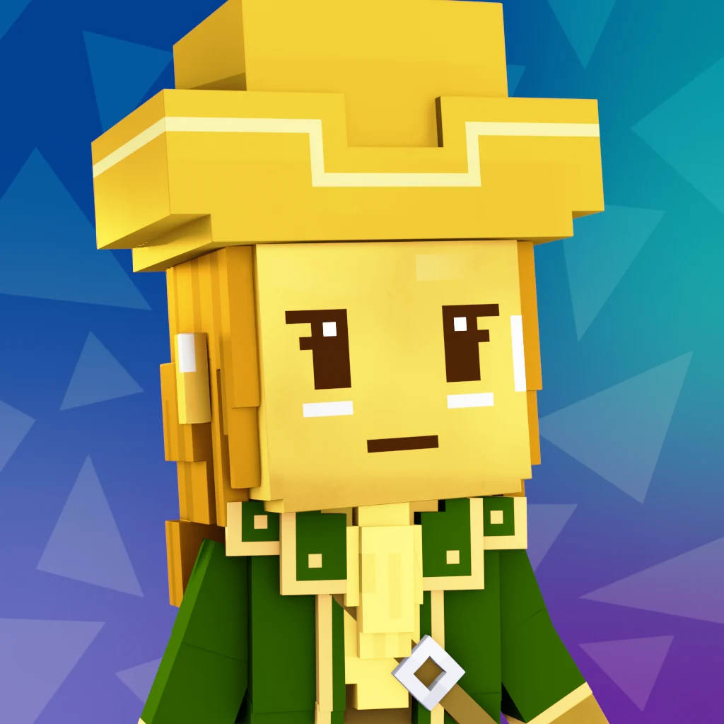 Pirate #721 voxel render