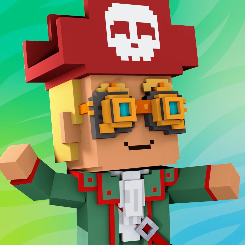Pirate #7211 voxel render