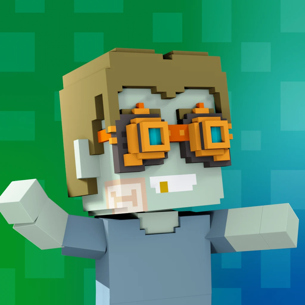 Pirate #7214 voxel render