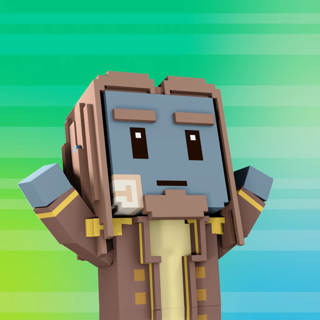 Pirate #7217 voxel render