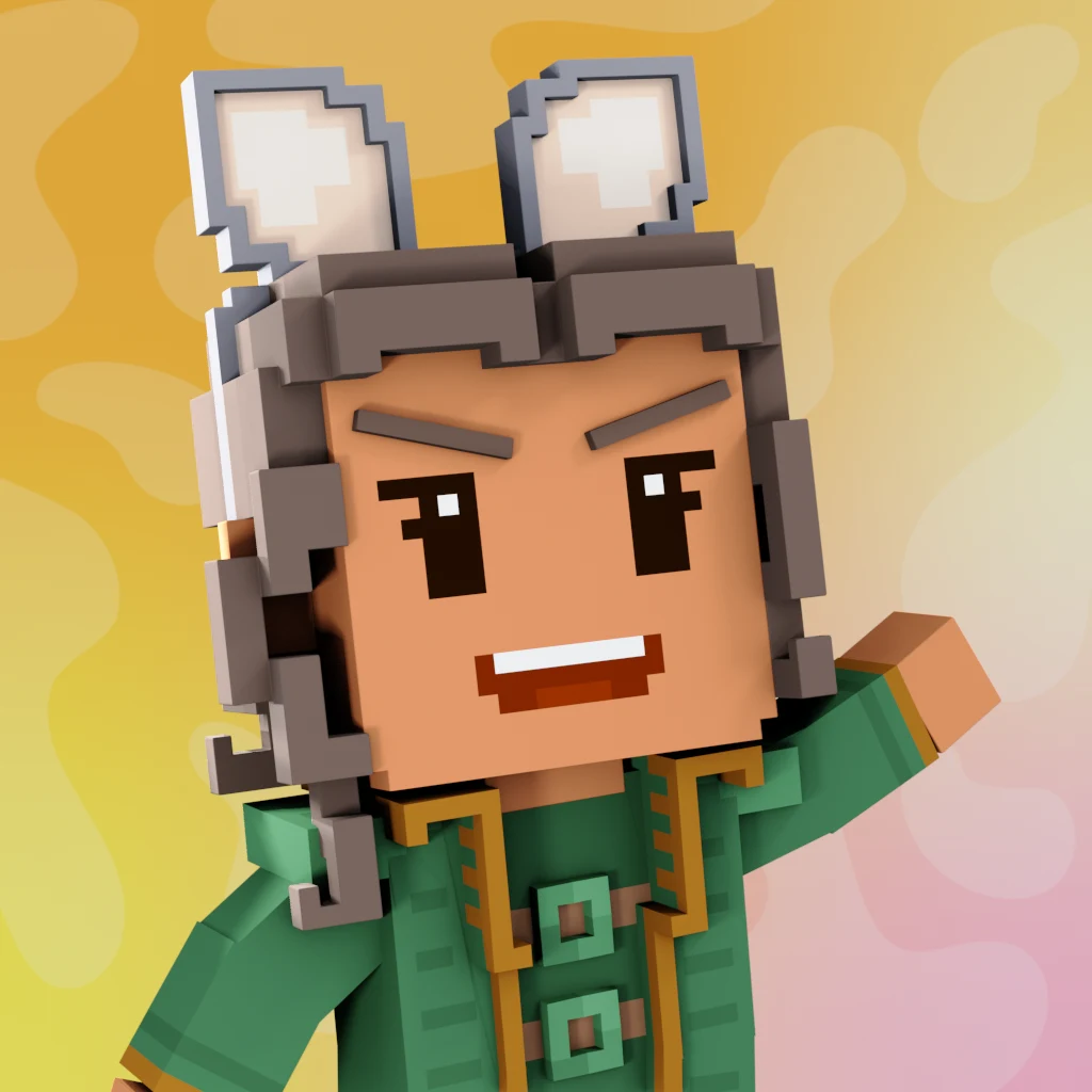 Pirate #7225 voxel render
