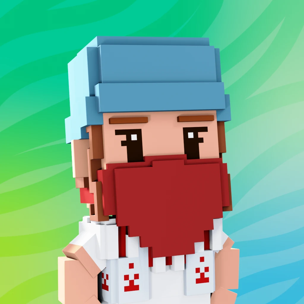 Pirate #7226 voxel render