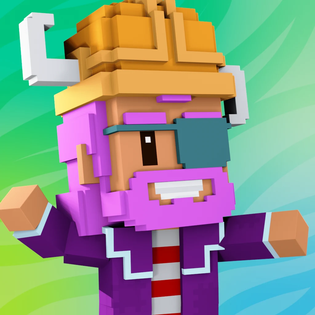 Pirate #7228 voxel render