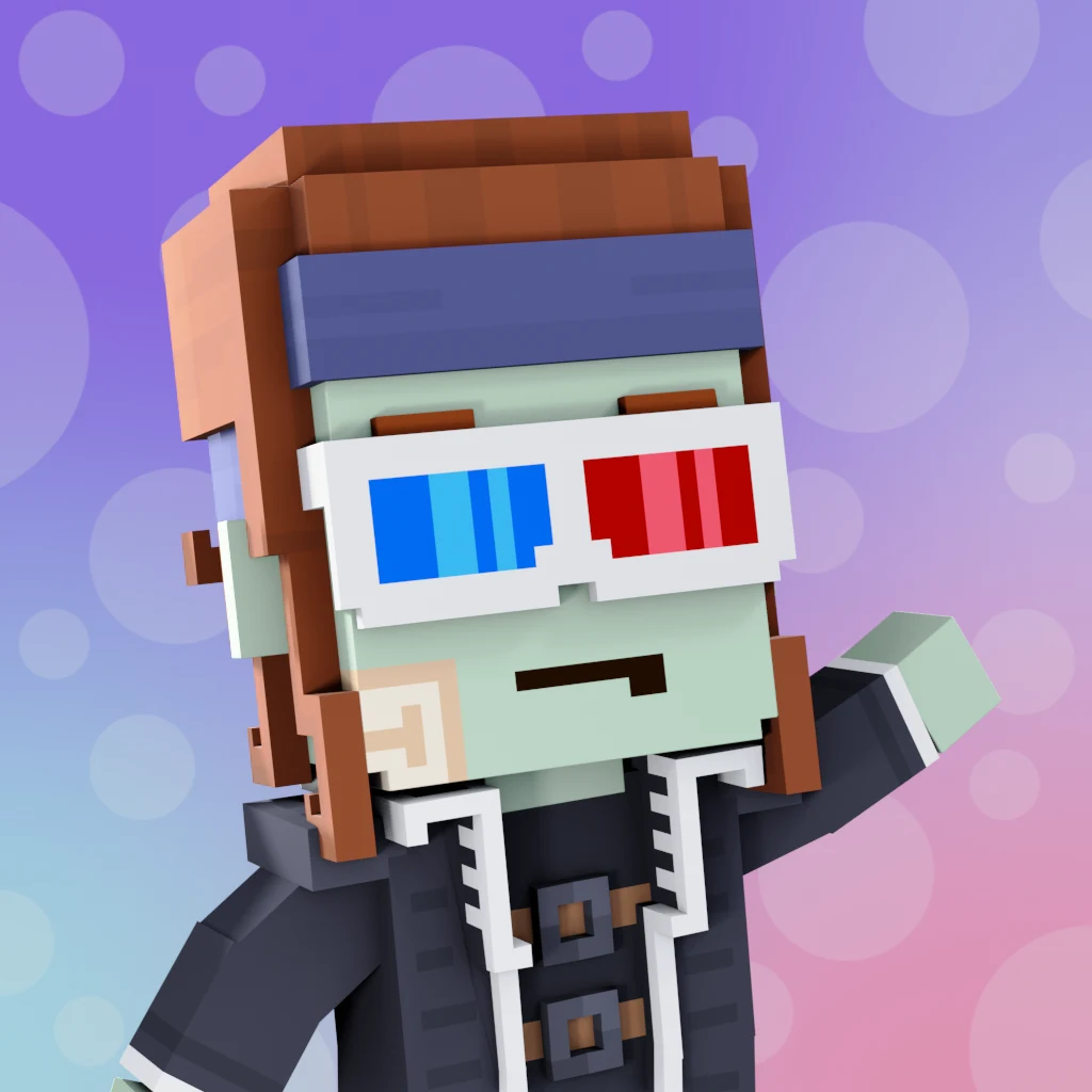 Pirate #7229 voxel render