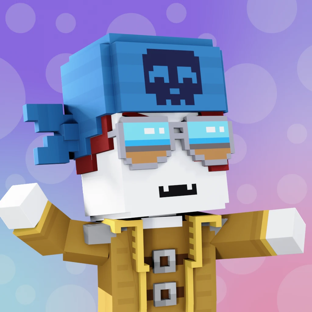 Pirate #7231 voxel render