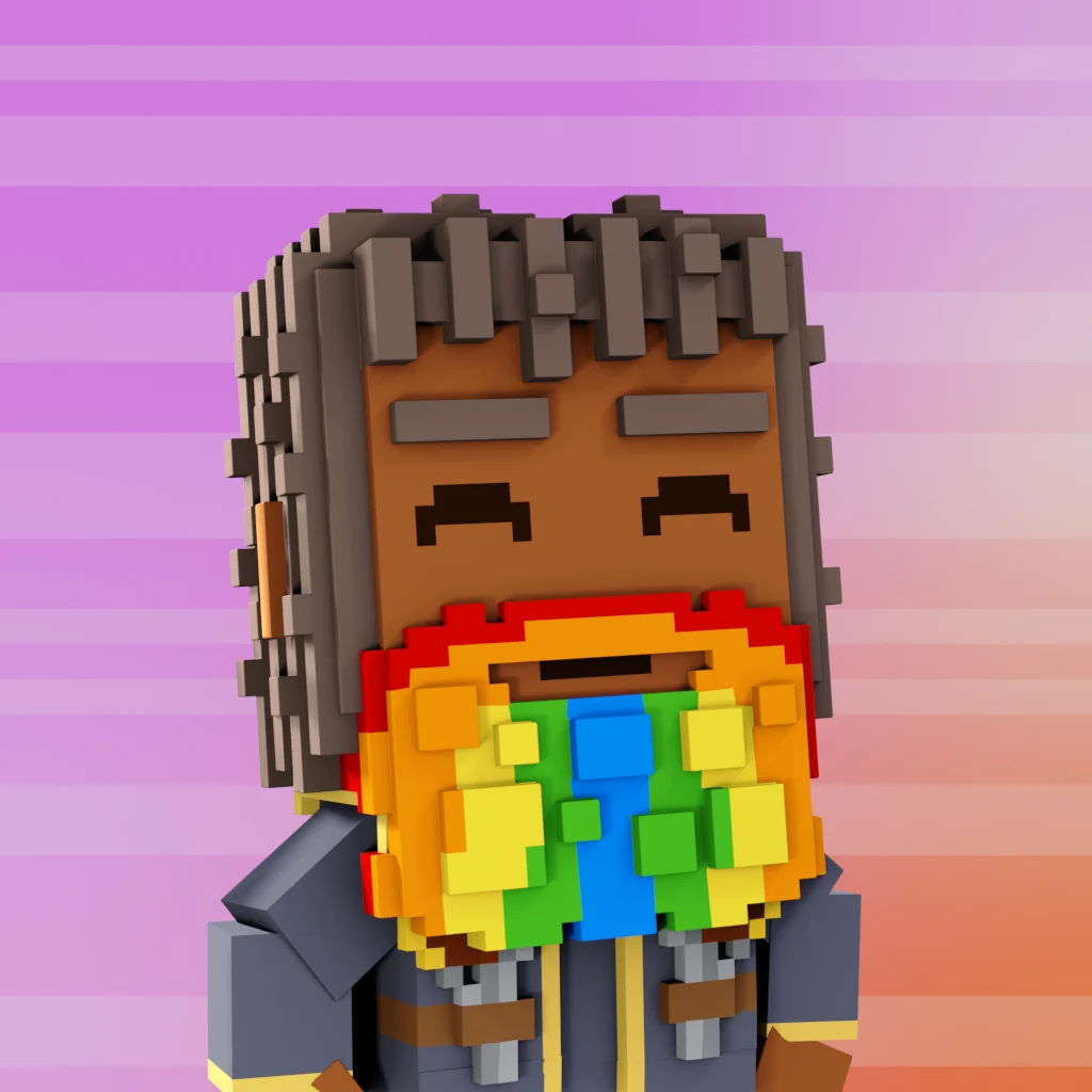 Pirate #7233 voxel render