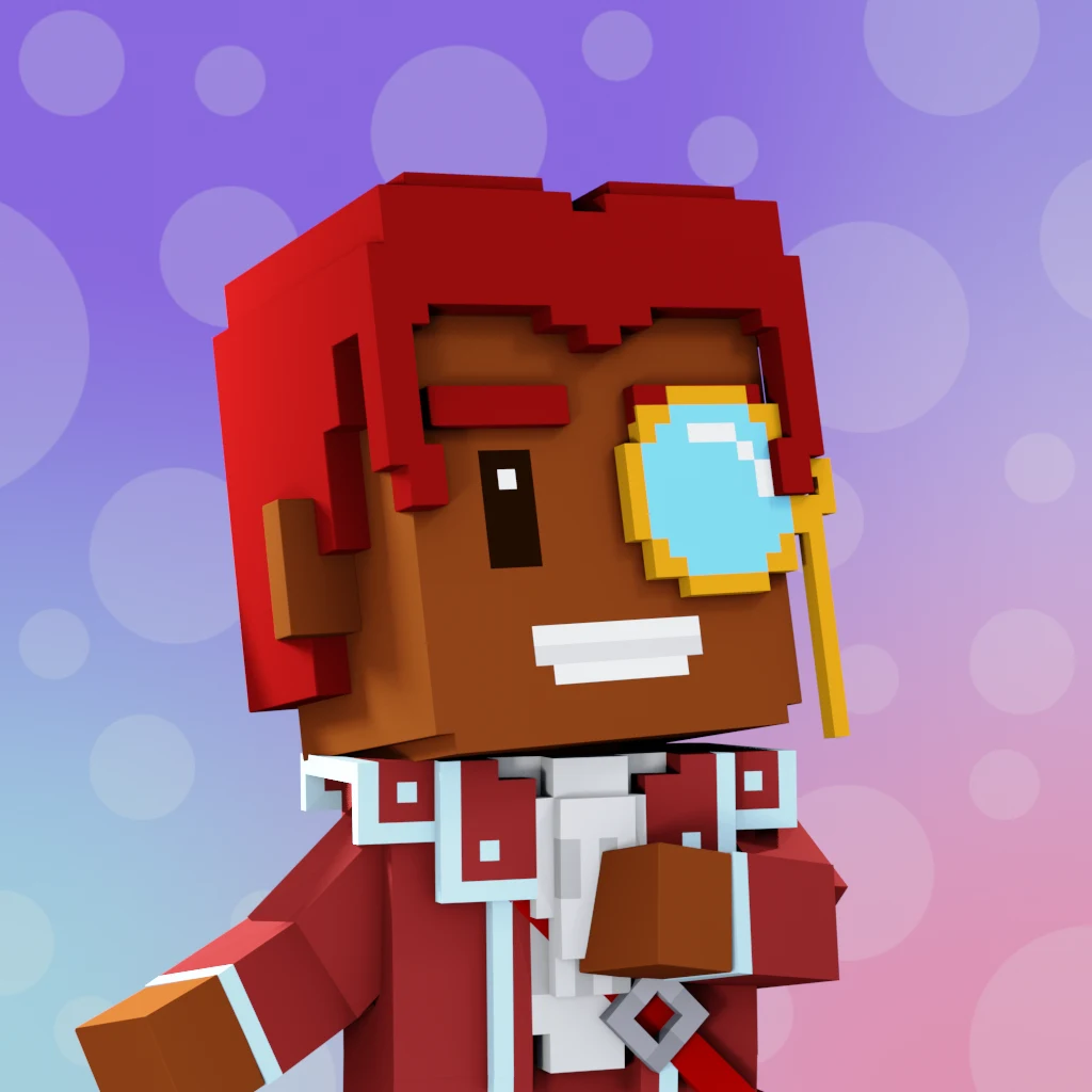 Pirate #7234 voxel render