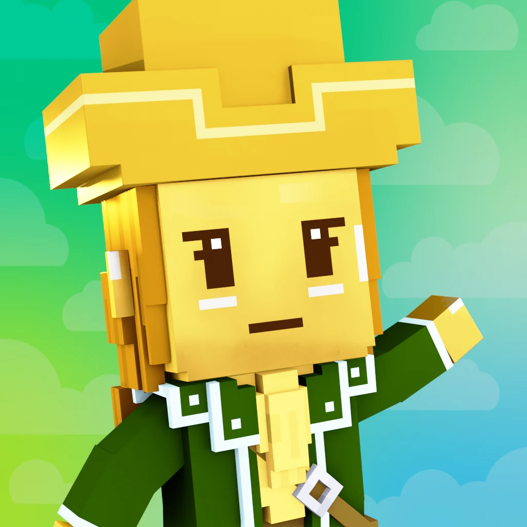 Pirate #7235 voxel render