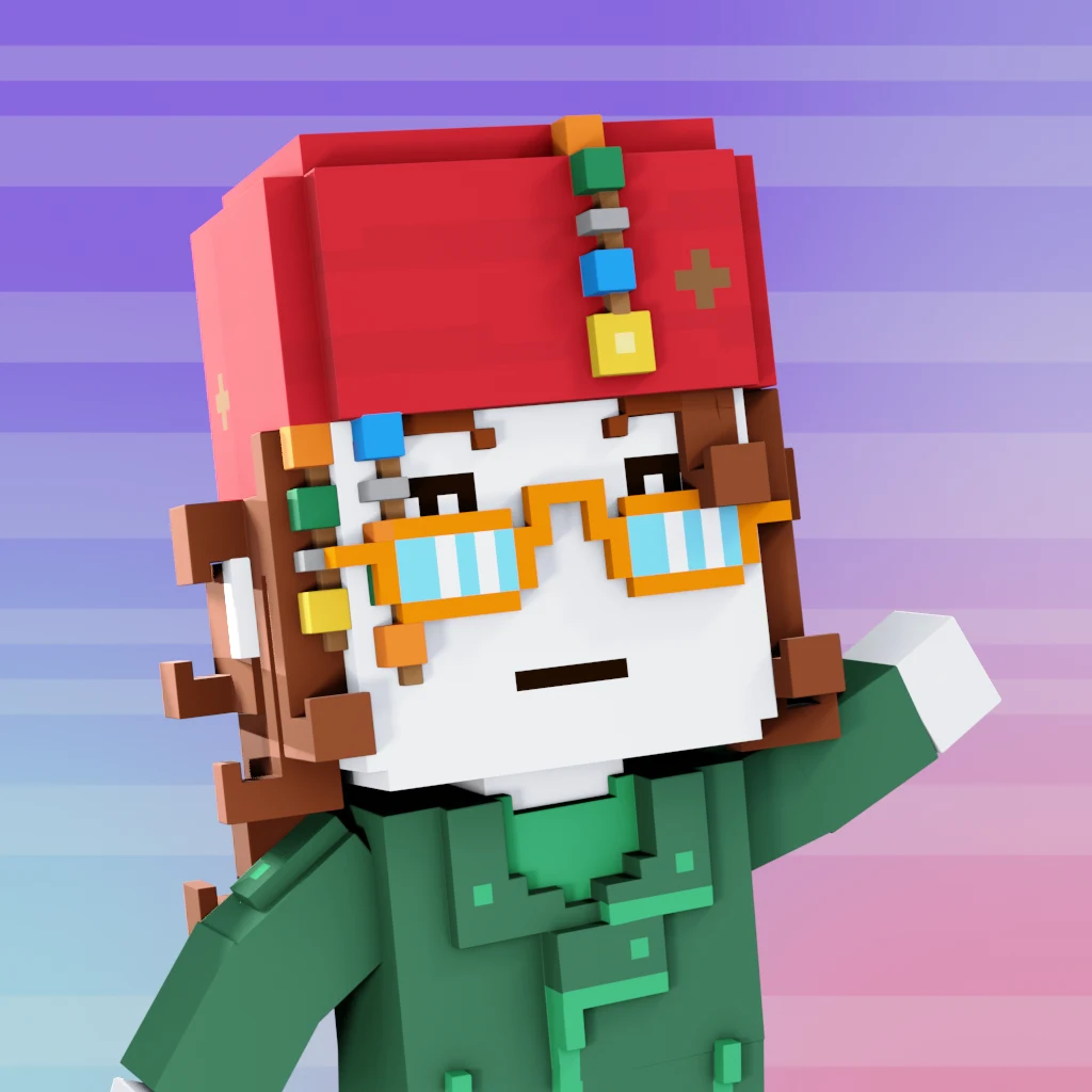 Pirate #7237 voxel render