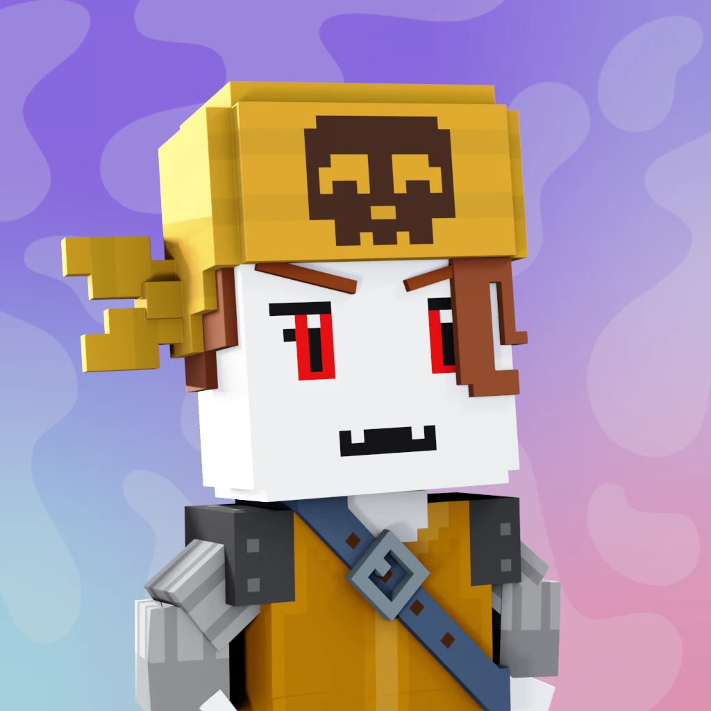 Pirate #7239 voxel render