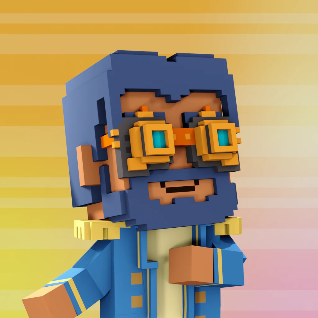 Pirate #7241 voxel render